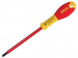 STANLEY FatMax VDE Insulated Screwdriver Phillips Tip PH2 x 125mm