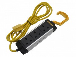 STANLEY� Electrical 3-Gang Powerboard with Foldable Hook 3m