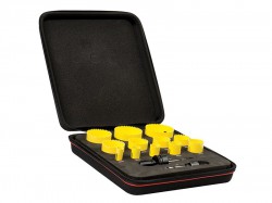 Starrett KFC12021 Bi-Metal Fast Cut Plumbers & Electricians Holesaw Kit