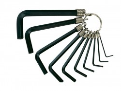 Teng Imperial Hexagon Key Set on Ring, 10 Piece (1/16-3/8in)