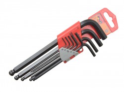Teng Metric Ball Point Hexagon Key Set, 9 Piece