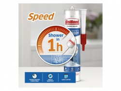 UniBond Speed Seal Shower/Bathroom White 300ml