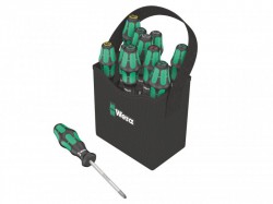 Wera Kraftform Plus 2go 300 Screwdriver Set, 12 Piece SL/PH/PZ/TX