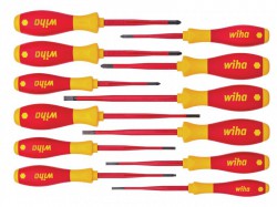 Wiha SoftFinish� electric slimFix Screwdriver Set, 12 Piece