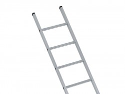 Zarges Industrial Single Aluminium Ladder with Stabiliser Bar 3.61m 12 Rungs
