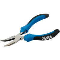 DRAPER 125mm Soft Grip Bent Nose Mini Pliers