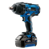 Draper Storm Force® 20V 1/2\" Mid-Torque Impact Wrench with 1 x 4Ah Battery and Charger (400Nm)