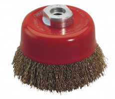 DRAPER Expert 80mm x M14 Crimped Wire Cup Brush