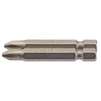 No.2 1/4\" Hex. Cross Slot Insert Bit 50mm Long x 2
