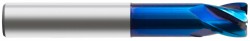 Europa 4Fl Ext. Neck C/R Short Pulsar Blue End Mill 6mm