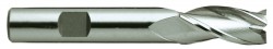 STANDARD SLOT DRILLS 16.0MM HSCO 3-FLUTE * FLATTED SHANK *