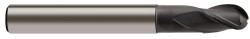 Europa 3Fl Ext. Neck B/N Graphex End Mill 2mm