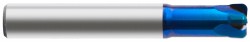 Europa 4Fl High Feed Short Pulsar Blue End Mill 2mm