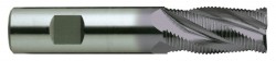 Clarkson HSS-Co8 M/Flute Fine Rougher Flatted Shank End Mill 25mm