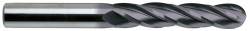 Europa 4Fl Carbide End Mill Long Length Ball Nose TiAlN Coated 3mm