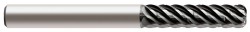 Europa 6Fl Long C/R Chipsplitter Mastermill VX6C End Mill 6mm