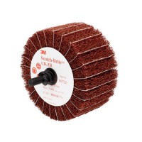 WHEEL Scotchbrite 63 x 32mm P120 Roloc+ Combi CB-ZR P120 3M 09720   (BIN 518)